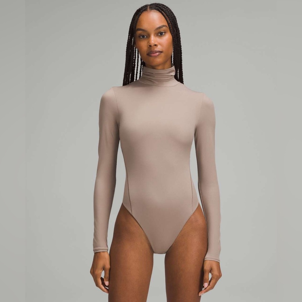 Lululemon Athletica Nulu Turtleneck Thong Bodysuit (nwot)